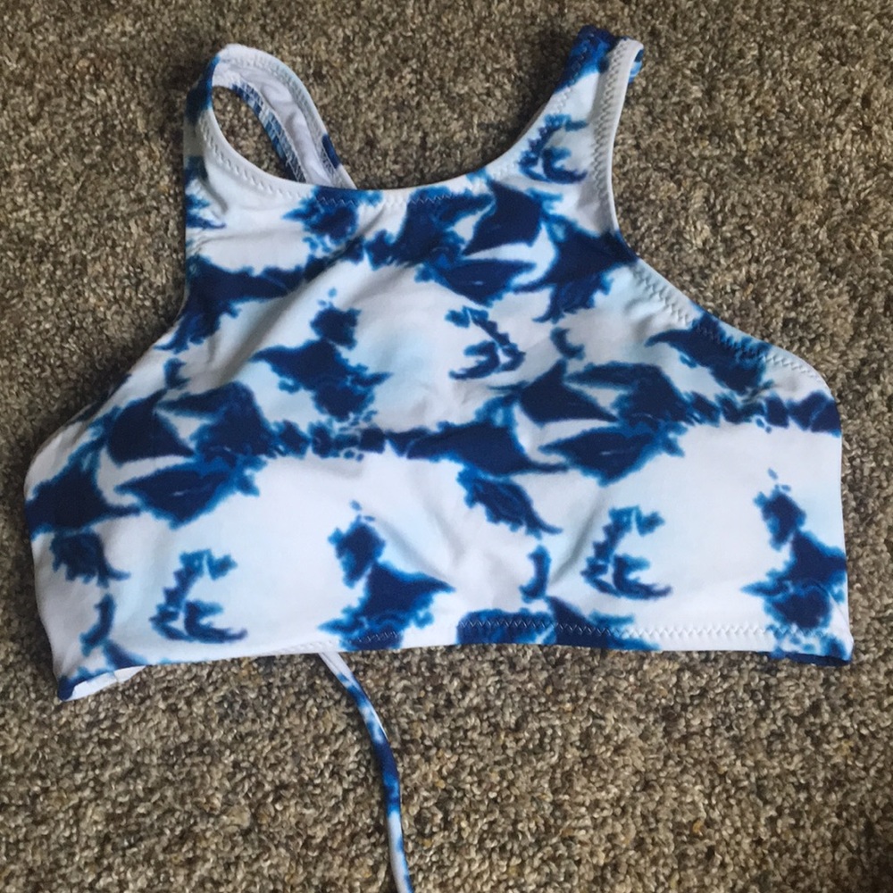 high neck bikini top